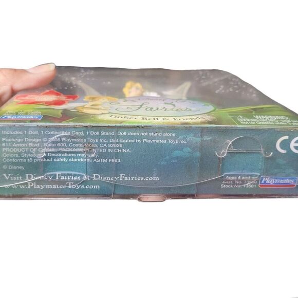 Disney Fairies Tinker Bell And Friends Tink Playmates Brave Loyal Fairy 2006 NOS - Picture 3 of 5